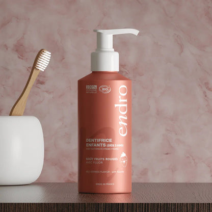 Dentifrice enfant fruits rouges fluor - 175g Endro - Benedetti