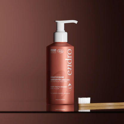 Dentifrice enfant fruits rouges fluor - 175g Endro - Benedetti