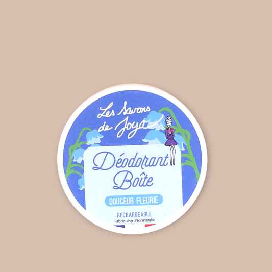 Déodorant en Boîte rechargeable Douceur Fleurie 65g Les savons de Joya - Benedetti
