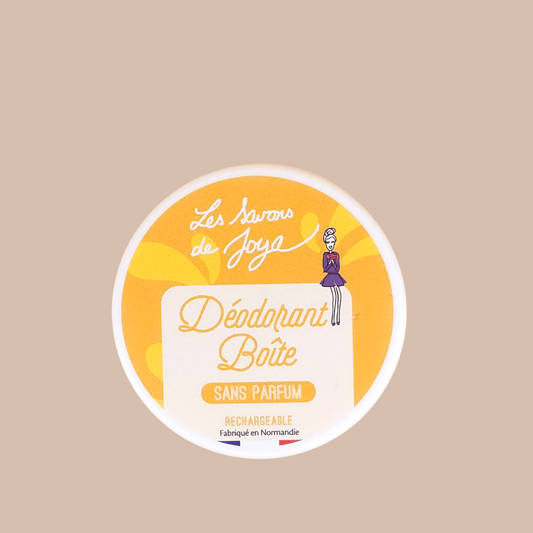 Déodorant en Boîte rechargeable Sans Parfum 65g Les savons de Joya - Benedetti
