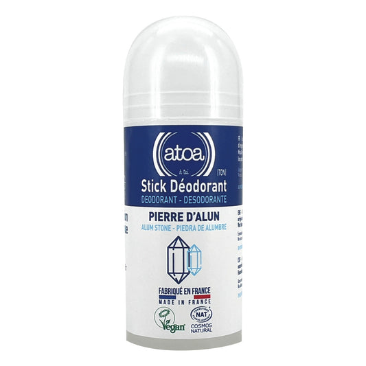 Déodorant stick pierre d'alun ATOA 100g - Benedetti