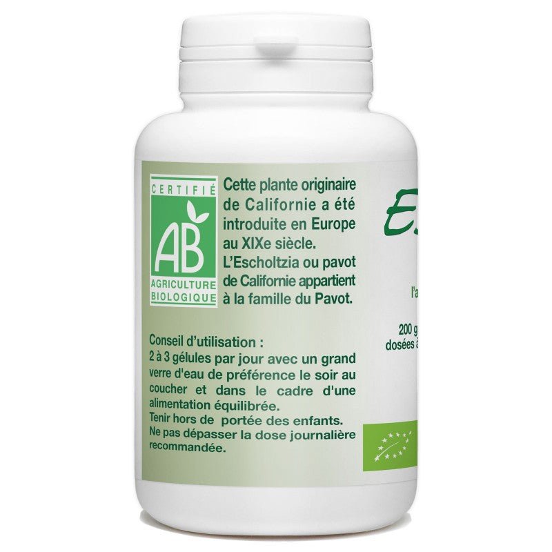 Escholtzia Bio dosé à 240mg 200 gélules végétales Gph Diffusion - Benedetti