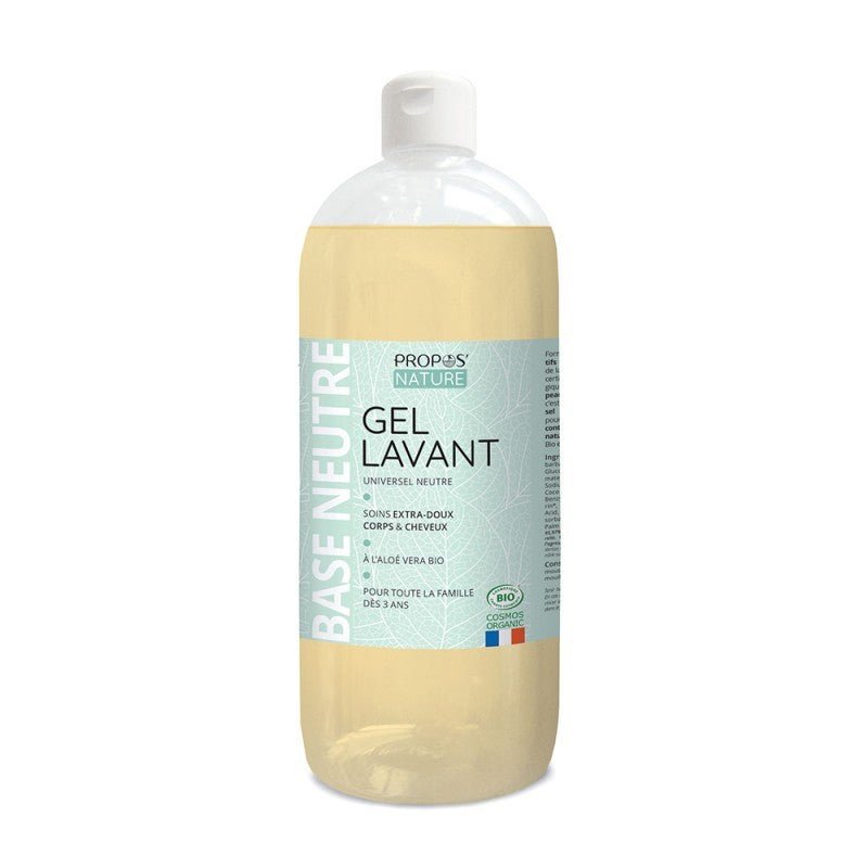Gel Lavant Universel Neutre BIO Propos Nature 1 litre - Benedetti