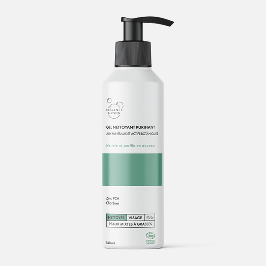 Gel visage nettoyant purifiant 150ml Clémence et Vivien - Benedetti