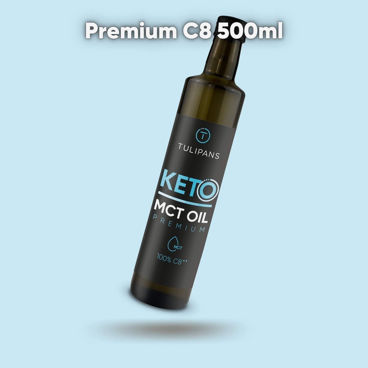 Huile MCT Premium C8 500ml Tulipans - Benedetti