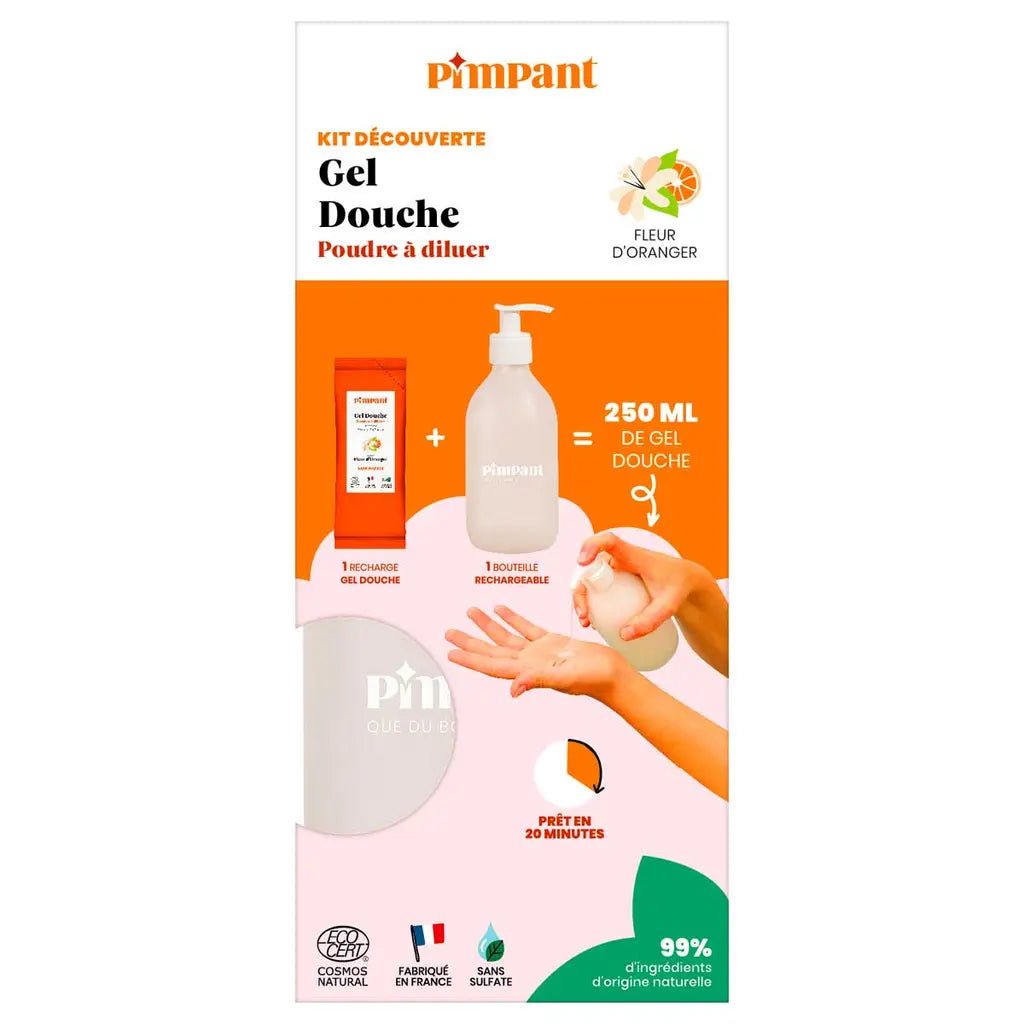 Kit Découverte Gel douche fleur d'oranger Pimpant - Benedetti