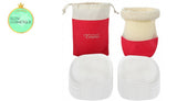 Kit eco belle trousse en édition limitée carrés eucalyptus bi face Les tendances d'emma