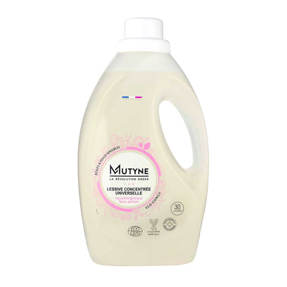 Lessive liquide hypoallergénique sans parfum 30 Lavages Mutyne - Benedetti