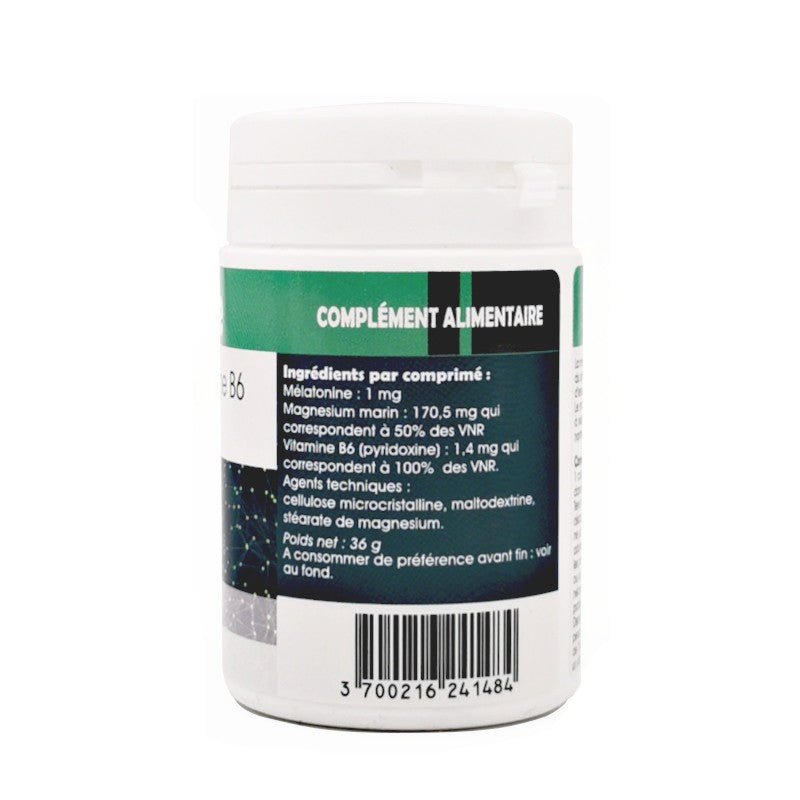 Mélatonine magnésium et vitamine B6 60 comprimés Gph Diffusion - Benedetti