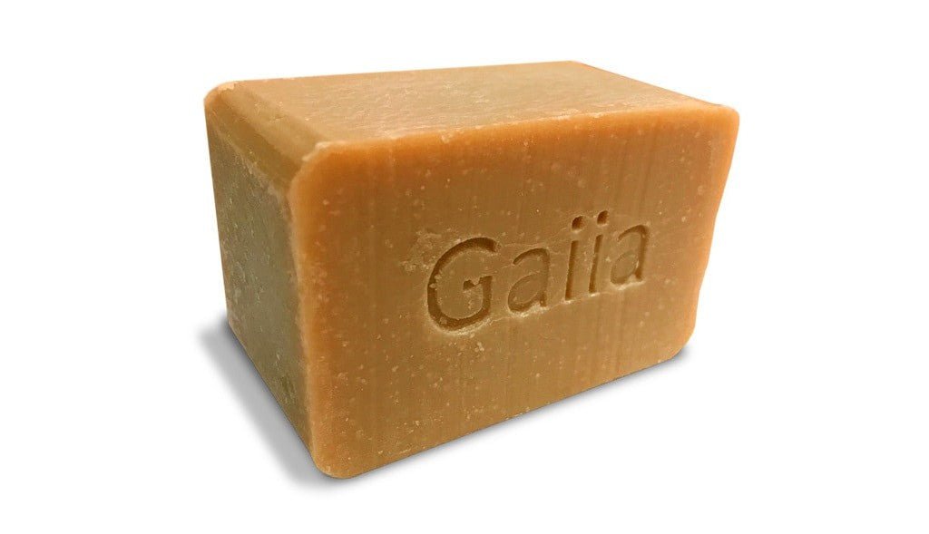 Pavé de savon surgras Gaiia Curcuma vendu sans boite 170g - Benedetti