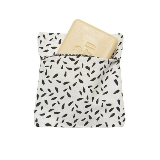 Pochette à savon coton bio enduit Avril - Benedetti