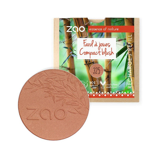 Recharge pour fard à joues 325 Corail doré Zao Make Up 9g - Benedetti