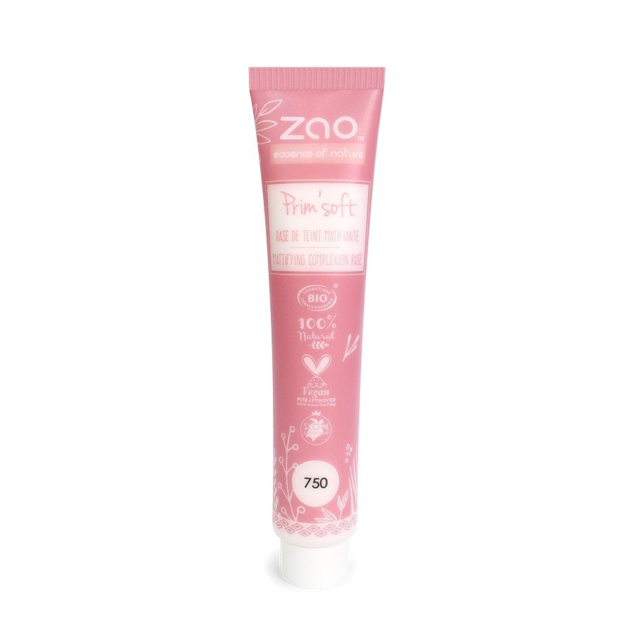 Recharge pour Prim'soft base de teint matifiante et lissante 750 Zao Make Up 30ml - Benedetti