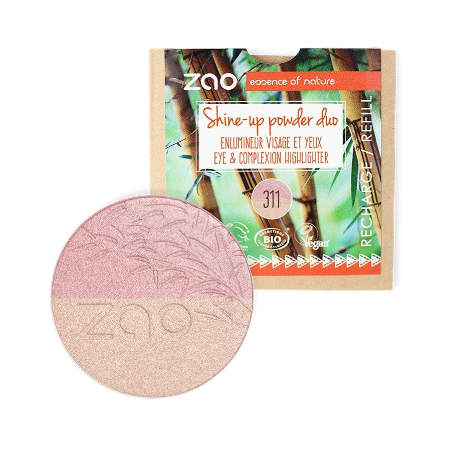 Recharge pour Shine - up Power 311 Rosé & Or Zao Make Up 9g - Benedetti