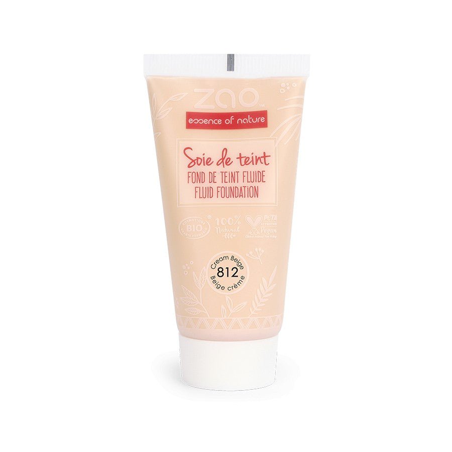 Recharge Soie de teint 812 Beige Crème Zao Make Up 30ml - Benedetti