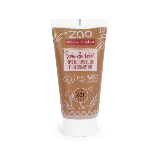Recharge Soie de teint 821 Halé Tiramisu Zao Make Up 30ml - Benedetti