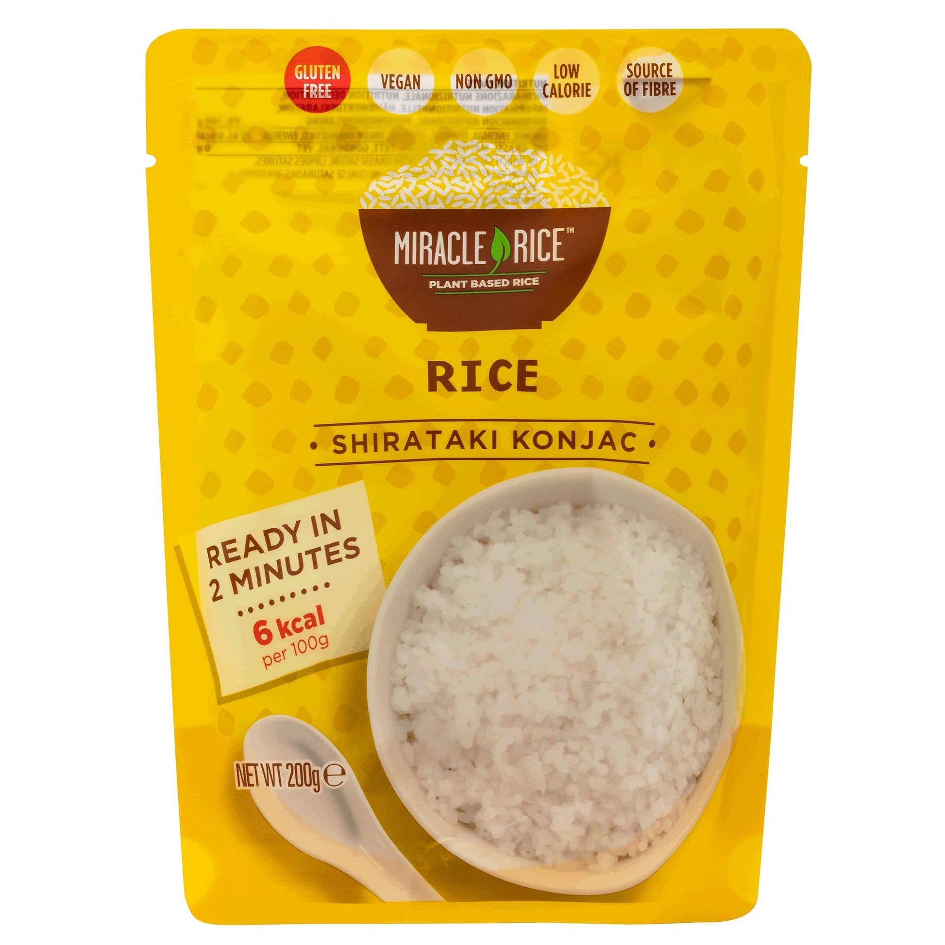 Riz Shirataki de Konjac Miracle Noodle 200g - Benedetti