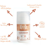 Roll on déodorant rechargeable Fleur d'oranger bio ATOA 50ml