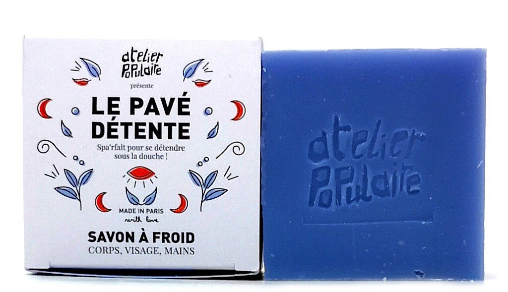 Savon à froid Atelier Populaire Pavé Détente 90g - Benedetti