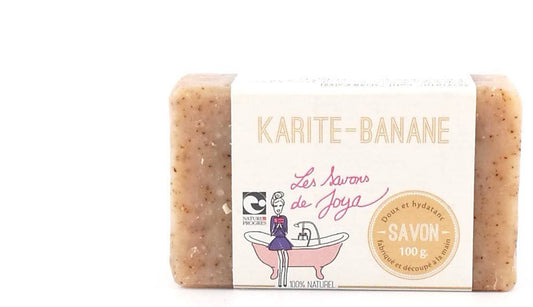 Savon karité banane Les savons de Joya 100g - Benedetti