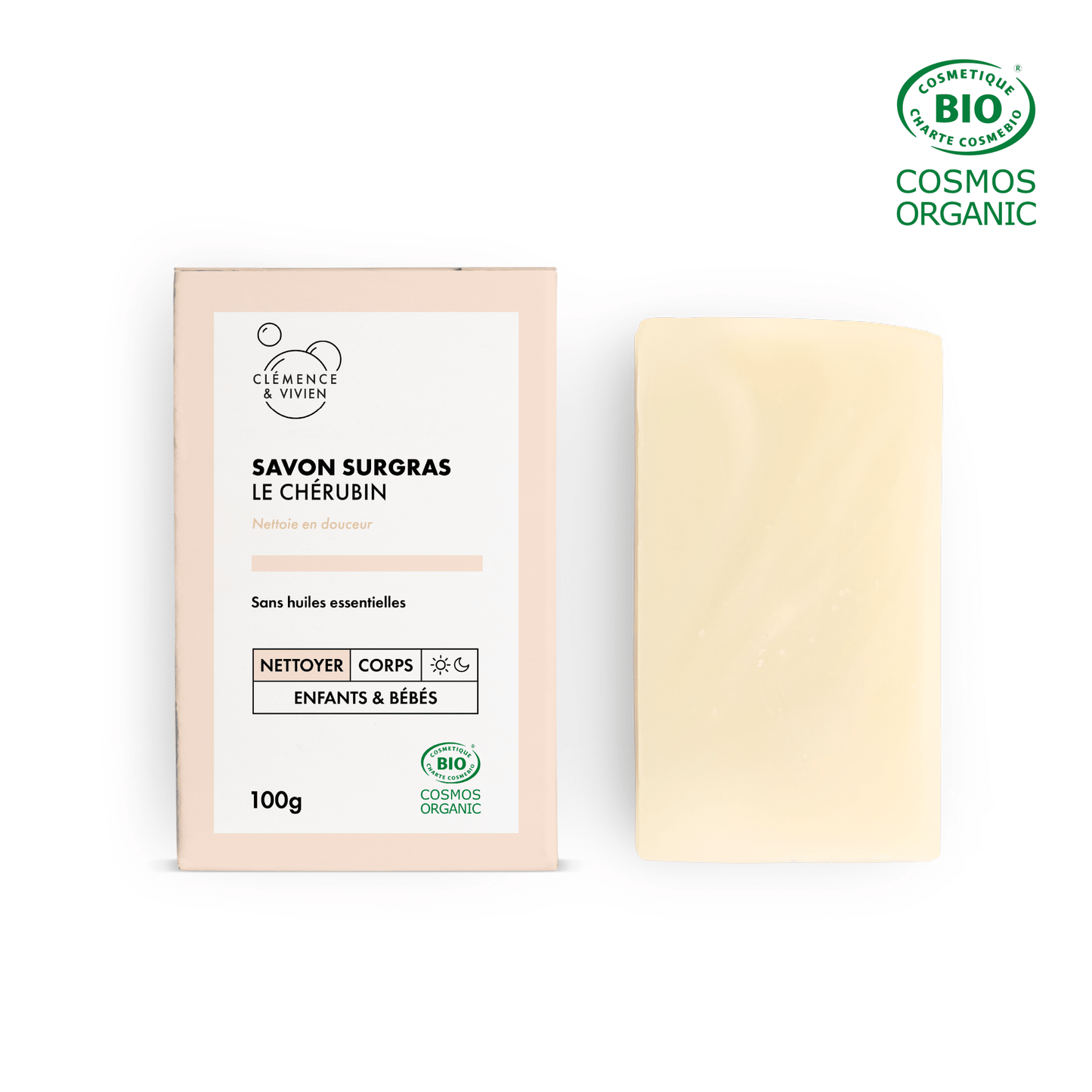 Savon saponifié à froid le chérubin Clémence et Vivien - Benedetti