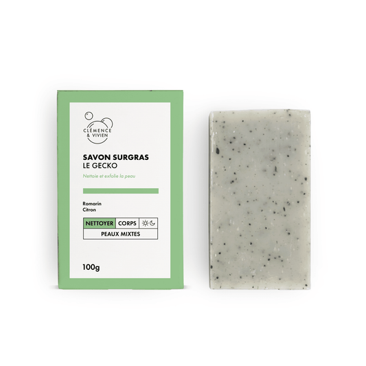 Savon saponifié à froid le Gecko Clémence et Vivien - Benedetti