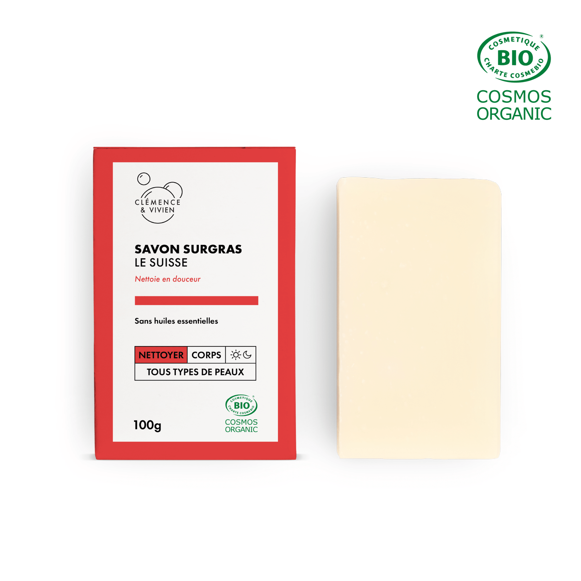 Savon saponifié à froid le Suisse Clémence et Vivien - Benedetti