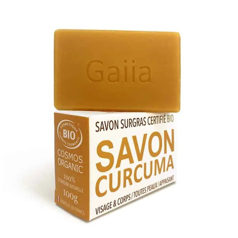 Savon surgras Unique Curcuma visage et corps Gaiia 100g - Benedetti
