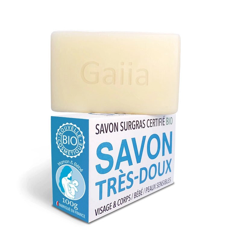 Savon surgras Unique Très Doux visage et corps Gaiia 100g - Benedetti