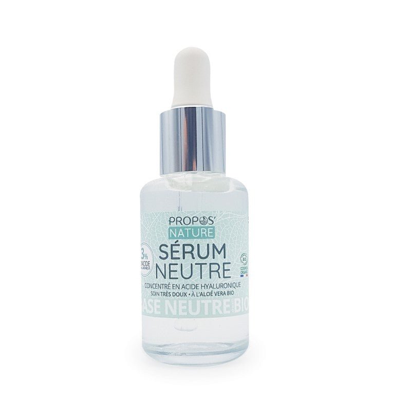 Sérum neutre Bio concentré en acide hyaluronique Propos Nature 30ml - Benedetti