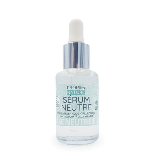 Sérum neutre Bio concentré en acide hyaluronique Propos Nature 30ml - Benedetti