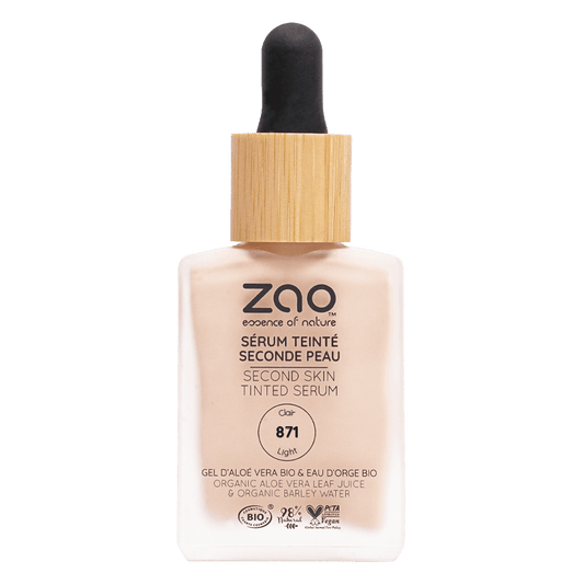 Sérum teinté Seconde peau 871 Clair Zao Make Up - Benedetti
