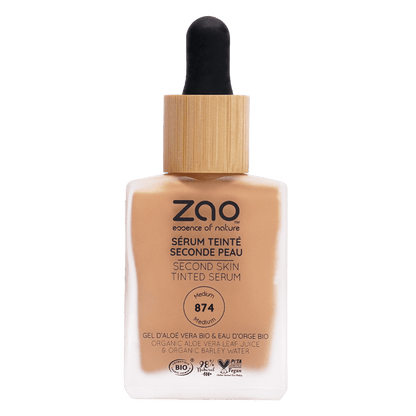Sérum teinté Seconde peau 874 Medium Zao Make Up - Benedetti
