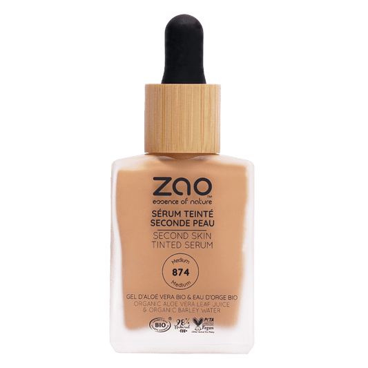 Sérum teinté Seconde peau 874 Medium Zao Make Up - Benedetti