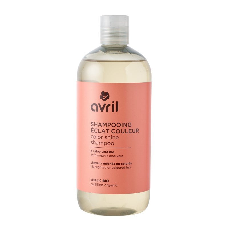 Shampoing Bio Avril éclat couleur cheveux colorés ou méchés 500ml - Benedetti