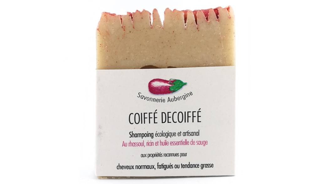 Shampoing coiffé décoiffé savonnerie Aubergine 100g - Benedetti