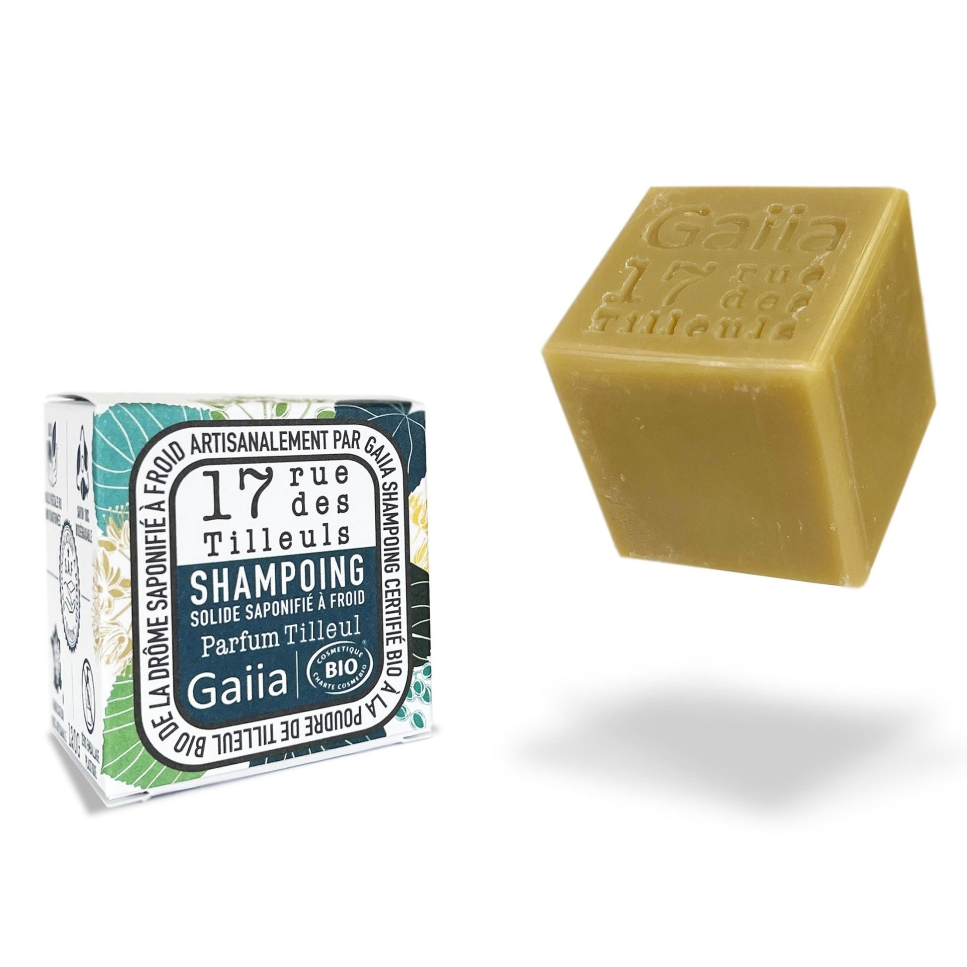 Shampoing solide Bio au tilleul Gaiia 120g - Benedetti
