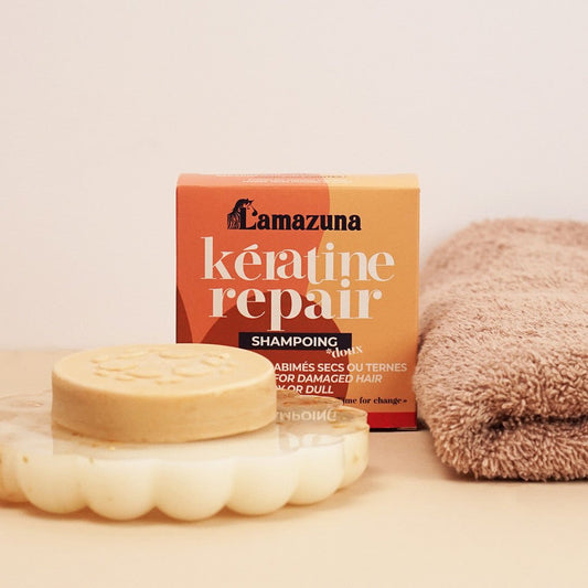 Shampoing Solide Keratine Repair Lamazuna 70ml Lamazuna - Benedetti