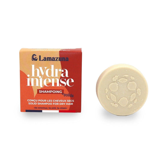 Shampoing solide pour cheveux secs Lamazuna à l'huile de coco 70ml - Benedetti