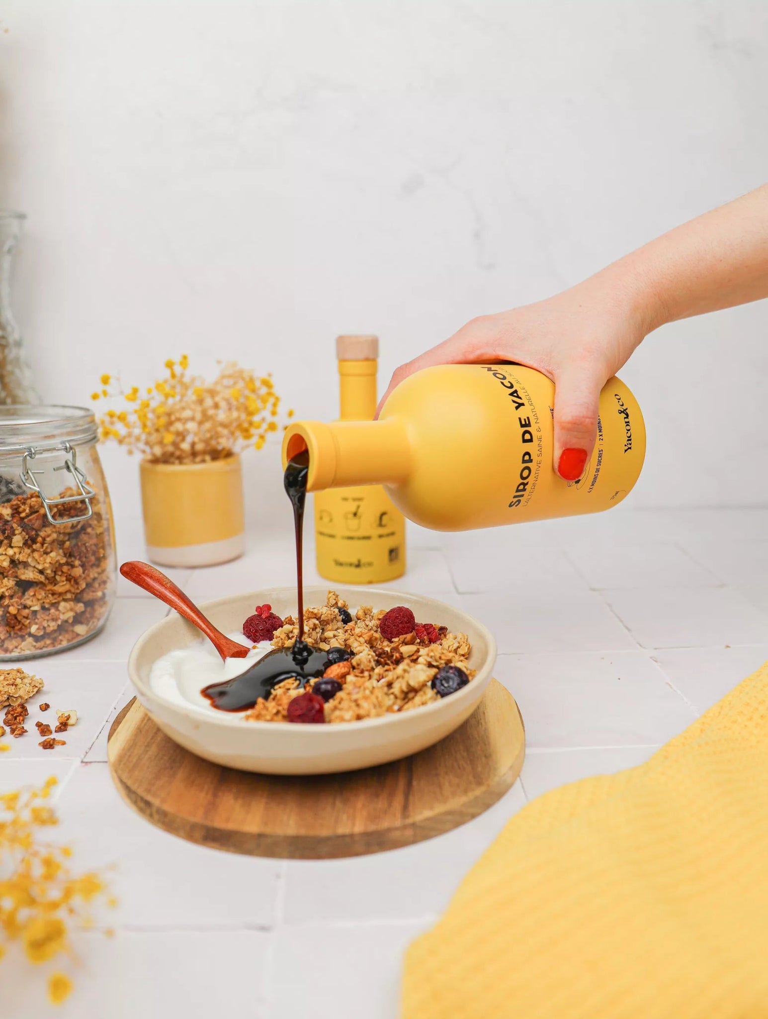 Sirop de Yacon en bouteille de 200ml Yacon&co - Benedetti