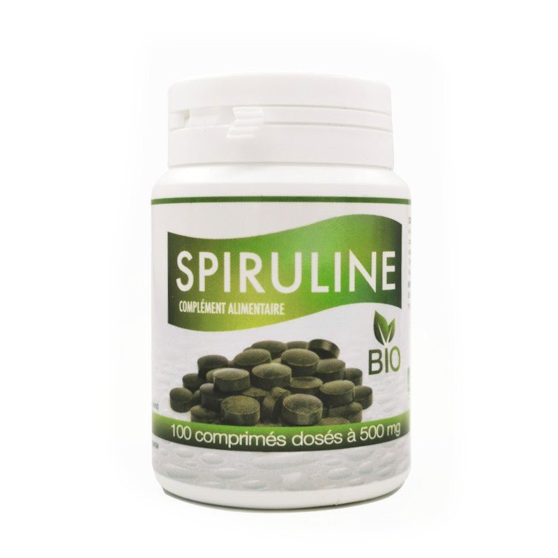 Spiruline bio 100 comprimés dosés à 500mg Gph Diffusion - Benedetti