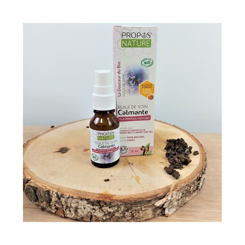 Spray Huile de soin calmante à la Propolis verte & lavande Bio Propos Nature 15ml Propos' Nature - Benedetti