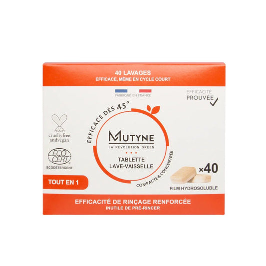 Tablette lave - vasselle Tout en un x40 Mutyne - Benedetti