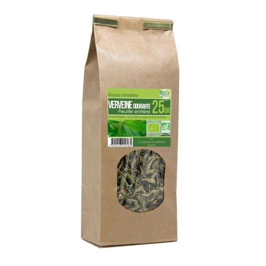 Tisane de Verveine Odorante feuilles entières Bio Feuille 25g GHP Diffusion - Benedetti