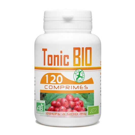 Tonic Bio d'echinacéa, ginkgo biloba et ginseng rouge 120 comprimés Bio atlantic - Benedetti