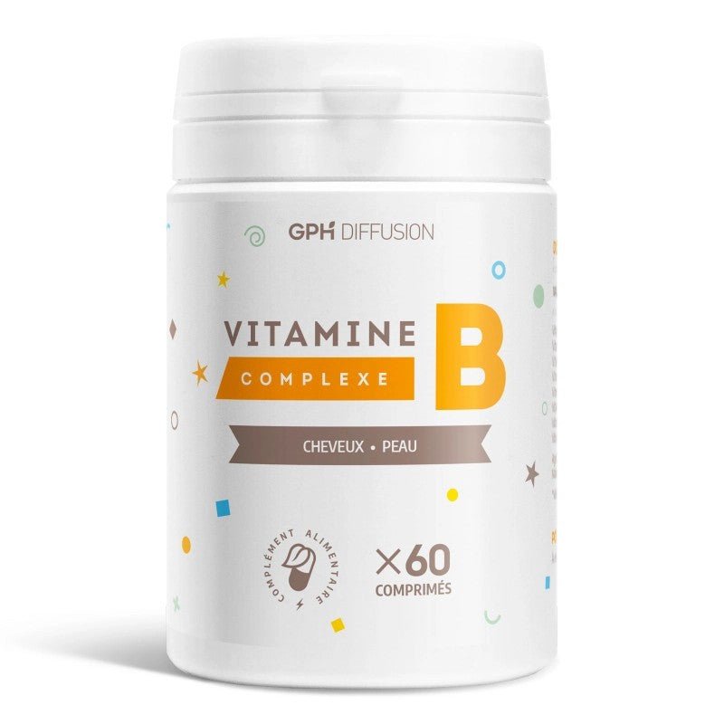 Vitamine B Complexe cheveux et peau 60 comprimés Gph Diffusion - Benedetti