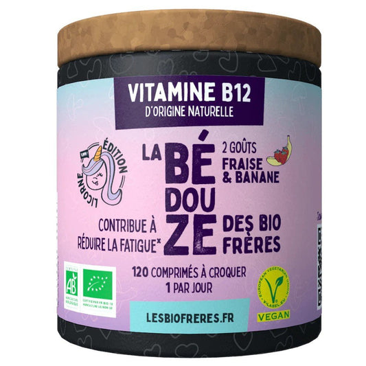 Vitamine B12 La Bédouze Fraise Banane 120 comprimés - Benedetti