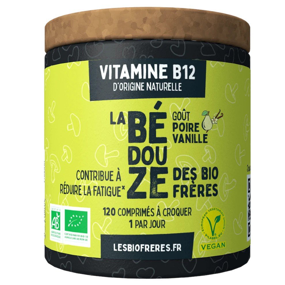 Vitamine B12 La Bédouze Poire Vanille 120 comprimés - Benedetti